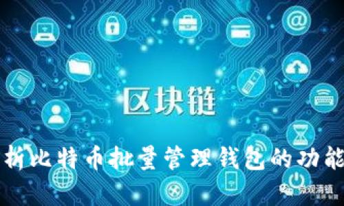 全面解析比特币批量管理钱包的功能与应用