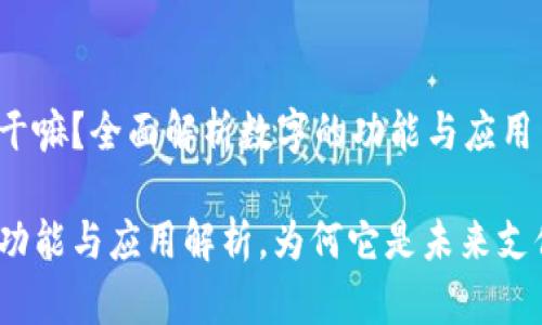 数字能干嘛？全面解析数字的功能与应用

数字的功能与应用解析，为何它是未来支付趋势？